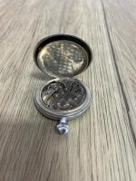 Antique Swiss Pocket Watch Movements Lot &ndash; Mechanical, 1855877 Serial, Engraved Case, Parts/Repair - 9