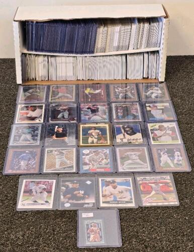 Baseball Card Collection - 700+ Cards, Topps, Allen & Ginter, Rookies, Stars, Inserts, Boxed (Shelf 3)