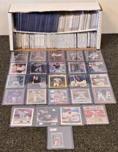 Baseball Card Collection - 700+ Cards, Topps, Allen & Ginter, Rookies, Stars, Inserts, Boxed (Shelf 3)
