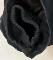Carhartt J130-M XL Black Insulated Hooded Work Jacket, Loose Fit, Made in India, Quilted Lining (FL 4) - 4
