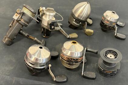 Assorted Shakespeare/Cabela&rsquo;s Spincast & Spinning Fishing Reels, Okuma AV 55a Spool (FL 4)