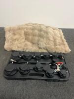 Universal Turbo System Tester Kit 12+ Adapters, 0&ndash;30 PSI Gauge, Hard Case, twin sozed bubble fur throw blanket (#2)