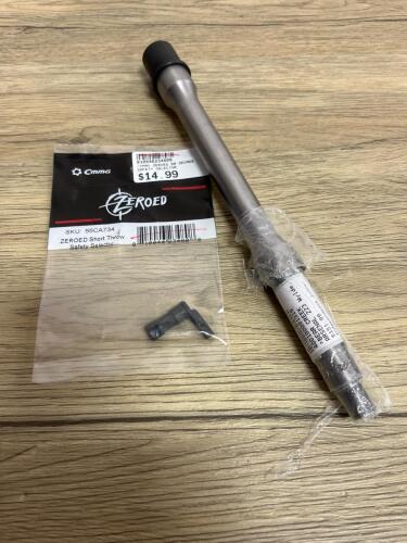 AR-15 .223 Wylde 8.5" Barrel and CMMG ZEROED 60&deg; Safety Selector (shelf 10)