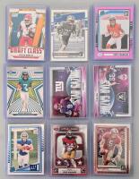Large NFL Football Card Lot - Rookie, Inserts, Stars & HOFers, Panini Mosaic Rookies, Topps - 3