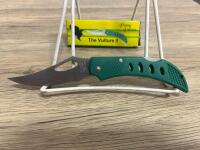 Frost Cutlery Green Beret, The Vulture II, Jim's Beanie, Mini Folding Lockback Knives Set/4 - 8