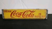 (2) Antique 18" x 12" Woown Coca-Cola And Pepsi Bottle Boxes Shelf-3 - 5