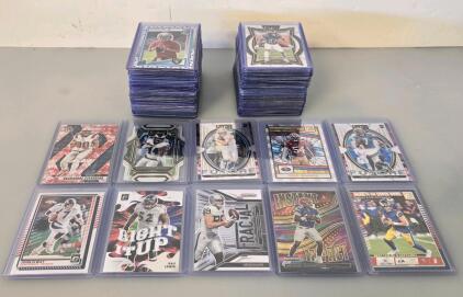 Panini NFL Trading Card Collection: 80+ Cards, Featuring Rookies and Stars