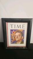 (1) Chicago Welding Soldering Gun With Case (2) Signed Train Photos (2) Framed Time Magazine Shelf-3 - 5