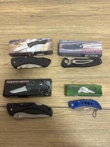 Frost Cutlery Folding Pocket Knives Assorted (Tac Force, Fire Fly, Reservists, H4 Folder)