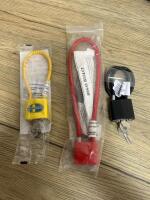 Mixed Firearm Accessories & Parts Lot: Pachmayr & Ruger Grips, Glock Loader, Scope Covers, Locks (spot #4) - 13