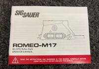 SIG Sauer ROMEO-M17 Reflex Red Dot Sight, 2 MOA, M17/M18 Pistol Compatible, CR2032, IPX7 - 2