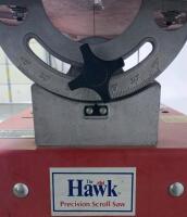 RBI Hawk 220-3 Precision Scroll Saw, 20" Throat, Tilting Table, Heavy Duty Stand, Serial #7669 - 7