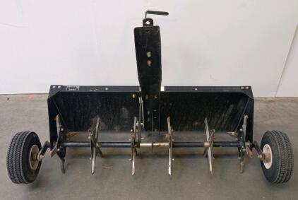 Agri-Fab 40" Tow-Behind Plug Aerator, Steel Frame, 24 Knives, Weight Tray, Pin Hitch