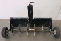 Agri-Fab 40" Tow-Behind Plug Aerator, Steel Frame, 24 Knives, Weight Tray, Pin Hitch