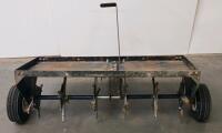 Agri-Fab 40" Tow-Behind Plug Aerator, Steel Frame, 24 Knives, Weight Tray, Pin Hitch - 4