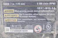 Ridgid R4030 7-Inch Wet Tile Saw, 6,500 RPM, 9A, 24&rdquo; Rip Capacity, Serial CS18056DK10240 - 3