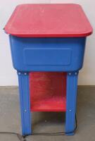 Central Machinery 20 Gallon Parts Washer With Pump, 5.25 GPM, Model 60769, Blue/Red - 6