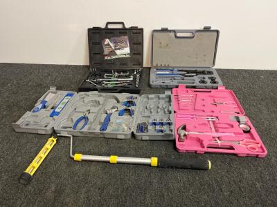 Alltrade 40pc Tool & Socket Set, Zurn Crimper, 2 Home Tool Kits, Extendable Paint Roller