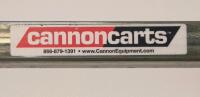 Cannon Equipment Roll Cage Cart, 1,000 lb Capacity, Steel, Swing Gate, Red & Silver - 5