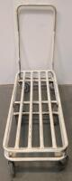 Industrial Platform Cart, 3,600 lb Capacity, Steel Slat Deck, 6-Wheel Design - 4