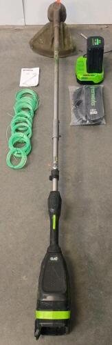 Greenworks Pro 80V 16" Cordless String Trimmer With Battery And Charger