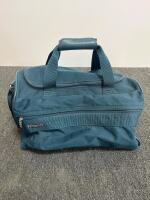 Sorrento & Hampshire 26" Upright Soft Luggage + Samsonite Blue Duffel Bag Set - 4