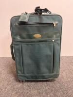Sorrento & Hampshire 26" Upright Soft Luggage + Samsonite Blue Duffel Bag Set - 6