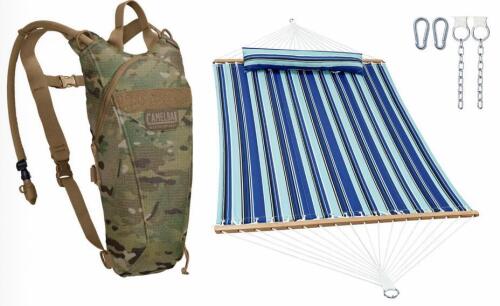 CamelBak Mil Spec Crux Multicam 3L Hydration Pack & 12ft Double Hammock with Hardware Set (FL 5)