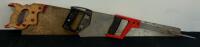Mixed Lot: 3 Hand Saws, Spirit Level, Manifold Gauge, Lebus T4 Chain Binder, Drill, Power Splitter (FL 3) - 4