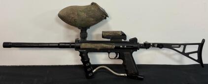 Tippmann A-5 Paintball Marker, Serial #488685, Camo Wrapped, Semi-Auto, Hopper/Sight