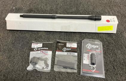 CMMG AR-15 5.56 16" Barrel Kit with Zeroed Muzzle Brake, Gas Block, Gas Tube & Accessories (shelf 10)
