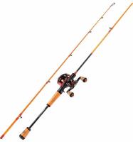(2) One Bass Right Hand 6&rsquo; & 6'6" Baitcasting Rod and Reel Combos, Medium Heavy, Fast Action, 24-Ton Carbon Fiber (FL 5) - 7