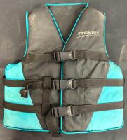 Stearns & Bare Shorty Wetsuits (M, Youth) With Stearns & X2O Life Vest Set, USCG Approved (FL 4) - 4