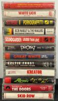 Lot of 45-50 Rock/Metal/Reggae Cassette Tapes &ndash; White Lion, GWAR, Bob Marley, Black Sabbath, Skid Row (FL 7) - 3