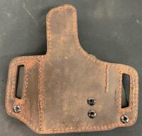 Versacarry Insurgent Deluxe IWB/OWB Holster for Sig P365 Macro, Brown, Right-Hand Draw & Moxy Rocket Socks (FL 10) - 3