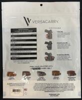 Versacarry Insurgent Deluxe IWB/OWB Holster for Sig P365 Macro, Brown, Right-Hand Draw & Moxy Rocket Socks (FL 10) - 5