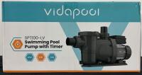 Vidapool SPT100-LV 1HP 115V Swimming Pool Pump With Timer, 4800 GPH, 40 Ft Head, 1.5" Discharge (FL 6) - 5