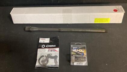 AR15 16" 5.56 Barrel, SPT HU-DU Muzzle Brake, CMMG Handguard Slip Ring Kit for Carbine (9)