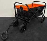 Large Heavy-Duty Insulated Pet Door, 22x13", & Folding Utility Cart - 3