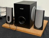Craftsman Inflator, Creative and Logitech 2.1 Computer Speaker Sets with Subwoofers and Wired USB Computer Mice - 3