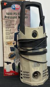 All-Power 1600 PSI 1.6 GPM Electric Pressure Washer APW-1600E, 12 AMP, GFCI Cord, Wheels