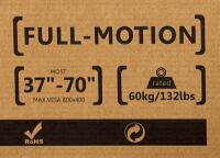 ViewZ VZ-AM03 Full-Motion TV Wall Mount, 37&ndash;70", 132 lbs, Max VESA 800x400, Steel Construction - 4