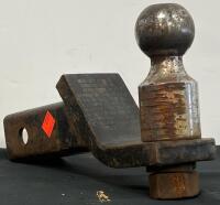 Bully Hitch Step for 2" Receiver with Trailer Hitch Ball Mounts & Two Rolls of Heavy-Duty Hook-and-Loop Fastener Tape (FL 2) - 3