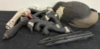 (9) Full Body Canada Goose Decoys with Removable Heads and Stakes, Realistic Paint (FL 6)
