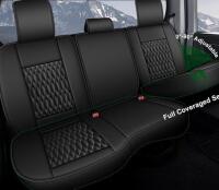 Black Synthetic Leather Full Set Seat Covers with Diamond Stitching for Two-Seater Pickup Trucks retails for $169.99, (2) coolant resevoirs each retail for $39.99, large air filter retails for $105.00 (spot #2) - 5