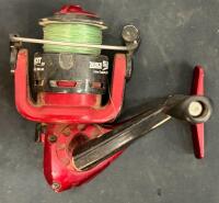 Fishing Tackle Lot: Zebco 33 & Spinning Reels, Lures, Googan Bandito Bug, Tackle Boxes, Bag (FL 7) - 3