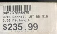16" AR-15 5.56 Barrel Midlength Kit with .936 Gas Block, SPT Muzzle Brake, CMMG Parts (9) - 2
