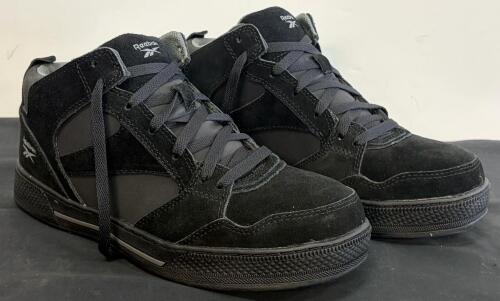Reebok RB1735 Men&rsquo;s Size 11M Black Composite Toe Work Shoes ASTM F2413-18 EH Slip Resistant (shelf 4)