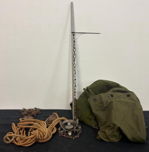 Duke #4 Coil Spring Foot-Hold Trap Set with Accessories (FL 10)