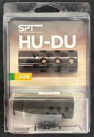 SPT HU-DU Muzzle Brake .308 5/8x24 Steel Black Nitride with Crush Washer - Made in USA, With Moxy Socks (FL 10) - 2